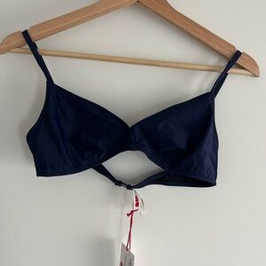 SOLID & STRIPED Blue Bikini Swimwear